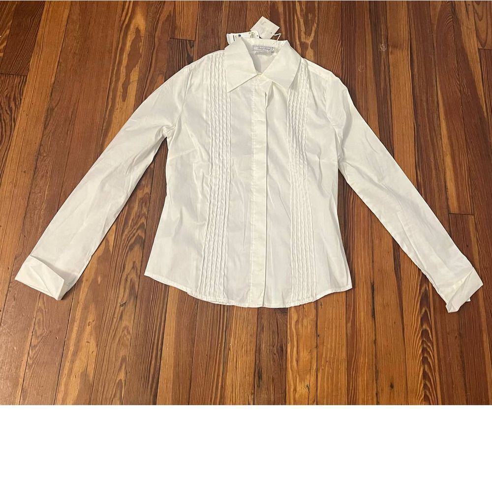 Indigo Palms White Womens Small Shirt NWT